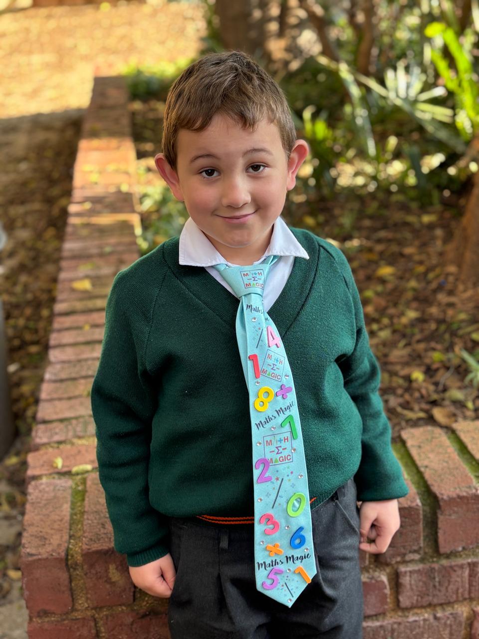 Happy customer collecting branded clothing in Kempton Park